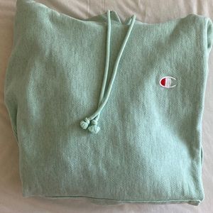 Champion mint green men’s hoodie